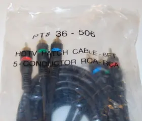 36-506 BPI BROADBAND PRODUCTS Hdtv Patch Cable Rca