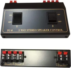 Brand Yis 8541769569 2 Pair Speaker Selector Switch Switcher Splitter Box
