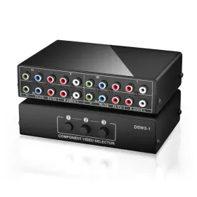 DSW31 VIDEO Switch Box Port Rca Ypbpr Cable Componen