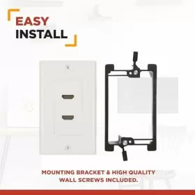 616576969445 BUYERS POINT Hdmi Wall Plate Port #2