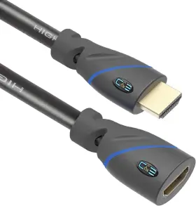 641489530819 C-E High Hdmi Cable Male Female Ethernet Feet