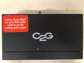 40719 C2G Pro Hdmi Audio Embedder 40719 C2G Pro Hdmi Audio Embedder