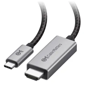 201362-GRY-1.8M-E CABLE MATTERS Usb Hdmi