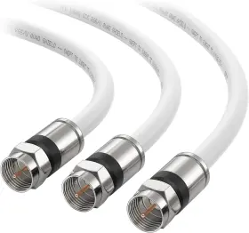 Cable Matters 445053451493 3-pack Rg6 Coaxial - 3ft Cl2 Rated For In-wall Use Cm Qu