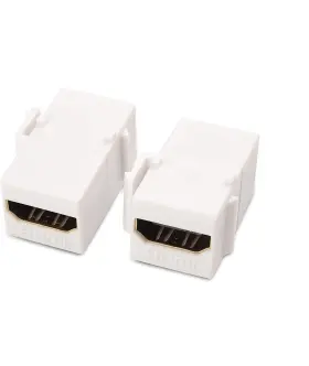 113064-WHTX2 CABLE MATTERS Hdmi Keystone Jack Coupler