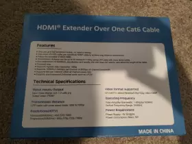 818707025819 CABLE MATTERS Hdmi Audio Video Extender Cat #2