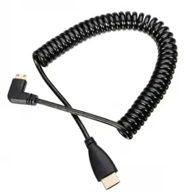 630285768786 CABLECC Right Angled Mini Hdmi Male Feet