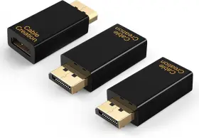 CD0306 CABLECREATION Displayport Hdmi Adapter Pack