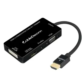 695937722363 CABLEDECONN Multiport Hdmi Dvi Vga Adapter Cable