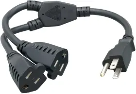 ZWACPQAG-14 CABLELERA Power Cord Extension Splitter Nema Awg ZWACPQAG-14 CABLELERA Power Cord Extension Splitter Nema Awg