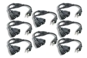 ZPK037SI-08 CABLELERA Power Cord Extension Splitter Nema Pack ZPK037SI-08 CABLELERA Power Cord Extension Splitter Nema Pack