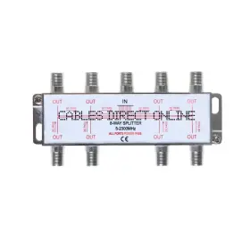 Cables Direct Online 818494026990 8 Way Bi-directional 5-2300 Mhz Indoor And Outdoor Waterproof Coaxial Antenna