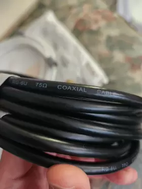 R-Q01 CABLESONLINE Yards Male Coaxial Cable #2 R-Q01 CABLESONLINE Yards Male Coaxial Cable #2