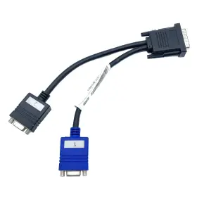 YS-020 CABLESONLINE Dvi Male Dual Vga Female Splitter Adapter
