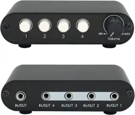 MC41 CHENKUIYULI Stereo Audio Switch Signal Switcher Selector MC41 CHENKUIYULI Stereo Audio Switch Signal Switcher Selector