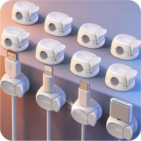 CC03-12P-WH CHFEILA Cord Organizer Dual Spring Clasp