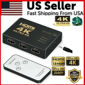 445034624694 CHINA GARDEN Hdmi Cable Splitter Switcher Box Ir