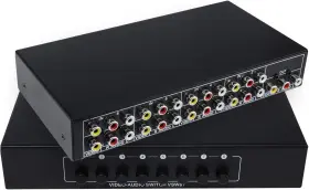 Kksh CHUNGHOP Ports Rca Video Audio Switcher Box Selector Swi