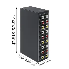 604213247728 CHUNGHOP Switcher Rca Video Audio Switch Box #2