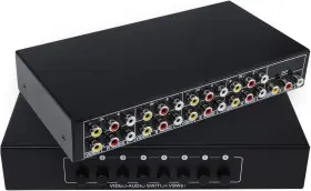 Kksh CHUNGHOP Ports Rca Video Audio Switcher Box Selector Swi Kksh CHUNGHOP Ports Rca Video Audio Switcher Box Selector Swi