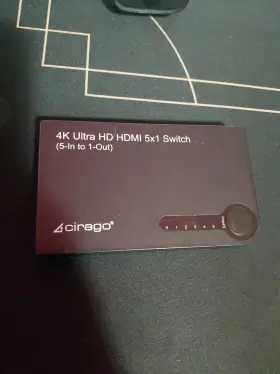 HDMSWITCH5X1W4K CIRAGO Ultra Hdmi Switch Ir Remote Control