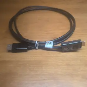 CAC-1082 CLUB 3D Displayport Hdmi Hdr Cable Male Meter