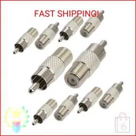 090-368 CMPLE Female Rca Male Adapter Audio Video Plug Jack