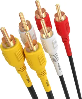 1081-332-N CMPLE Rca Cable Feet Male Audio Video