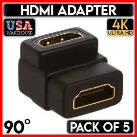 110-ZL CMPLE Hdmi Adapter Female Coupler Right Angle
