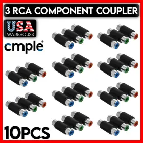 122-ZS CMPLE Rca Dual Adapter Jack Coupler Audio Video Cable