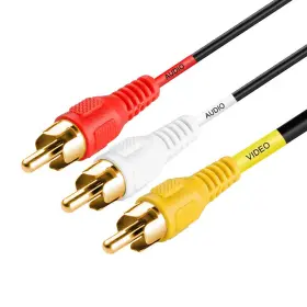 334-CF CMPLE Rca Cable Male Audio Video Cord Plugs