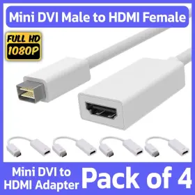 619162049941 CMPLE Pack Mini Dvi Male Hdmi Female Adapter Mac