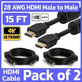 619162055867 CMPLE Pack Hdmi Cord Ferrite Cores Tv Monitor 619162055867 CMPLE Pack Hdmi Cord Ferrite Cores Tv Monitor