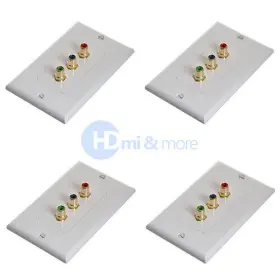 HD-565 CMPLE Video Audio Rca Wall Plate
