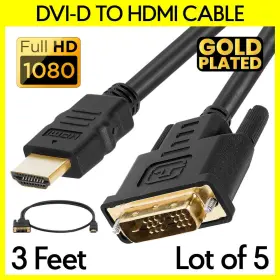 S-415 CMPLE Dvi Male Hdmi Adapter Cable Connector Converter