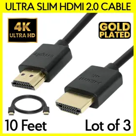 S-606 CMPLE Hdmi Cable Male Cord Hdtv Monitor Projector