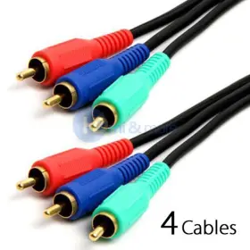 UA-HD-317 CMPLE Rca Cable Video Hdtv Dvd Vcr Feet Pack
