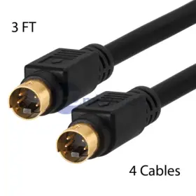 UA-HD-352 CMPLE Video Svhs Cable Camcorder Pin Feet Pack