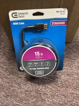 1002233267 COMMERCIAL ELECTRIC Hdmi Cable Standard