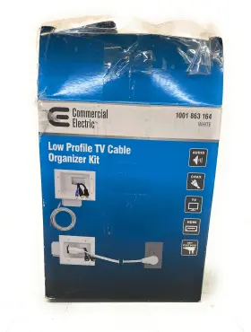 1001-863-164 COMMERCIAL ELECTRIC Tv Cable Organizer Kit