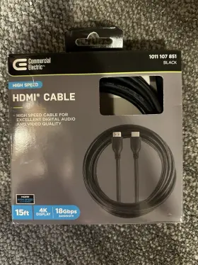 1011-107-851 COMMERCIAL ELECTRIC High Hdmi Cable