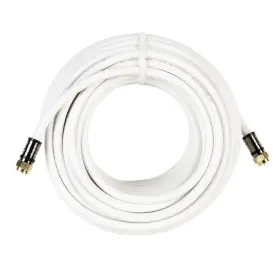 Commercial Electric 928517001379 50 Ft 18-gauge Rg-6 Coaxial Cable White Distressed Pkg