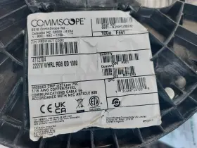 4112704-10 COMMSCOPE Rg Quad Shield Plenum Video Coaxial
