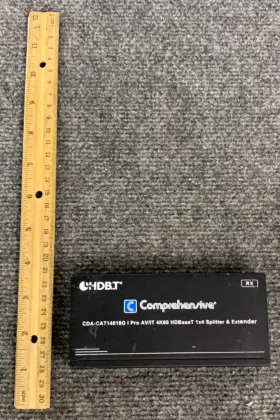 Comprehensive 808447082661 Cda-cat14018g Pro Av/it 4k60 Hdbaset 1x4 Splitter And Extender