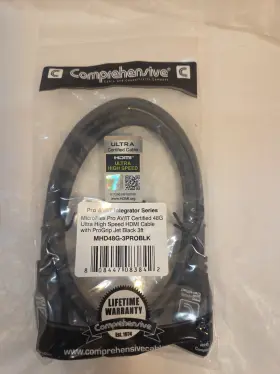 MHD48G3PROBLK COMPREHENSIVE Microflex Pro Cable Progrip