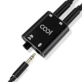 739722569808 COOIDEA Stereo Audio Switcher Cable Por