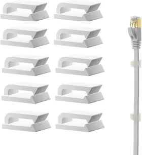 8541757665 COOPACHE Ethernet Cable Clips Adhesive Wire Holder