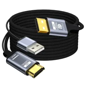 CPUS-HDMI-DP-1.8M COREPRIN Displayport Adapter Feet Braided