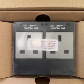 Crestron 6507137 Fta-pwr-212 Fliptop Ac Power Outlet Module Dual Uk Type G