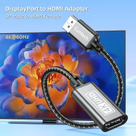 974740084283 CUNTECH Displayport Hdmi Adapter Male Female #2